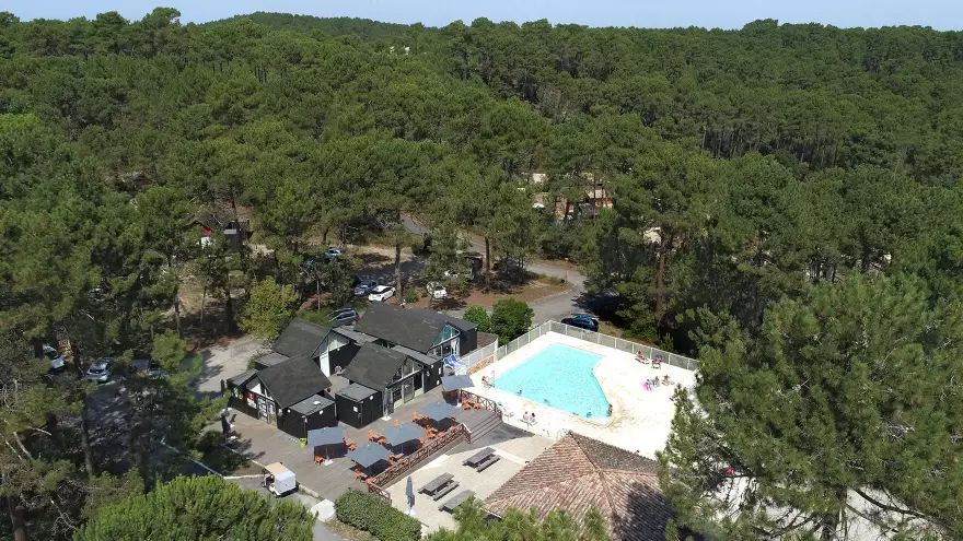 Vue aérienne VTF Carcans Les Oyats