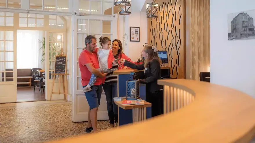 Accueil de l'hôtel VTF Hôtel des Bains