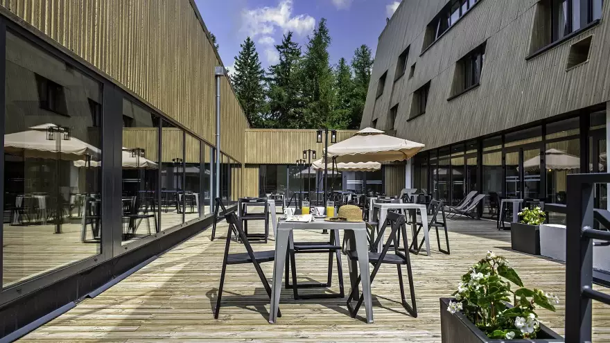 Terrasse bar VTF La Plagne