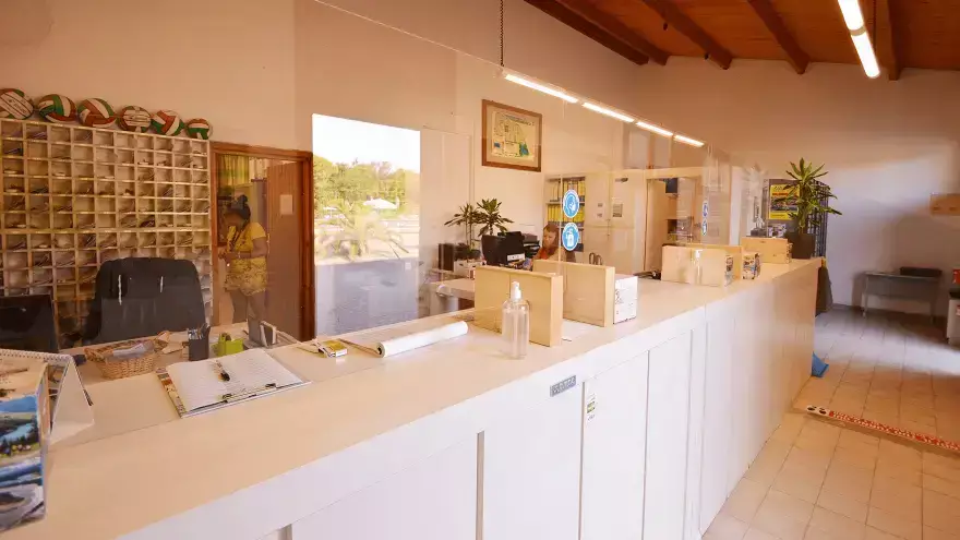 Accueil villagio Mare Pineta