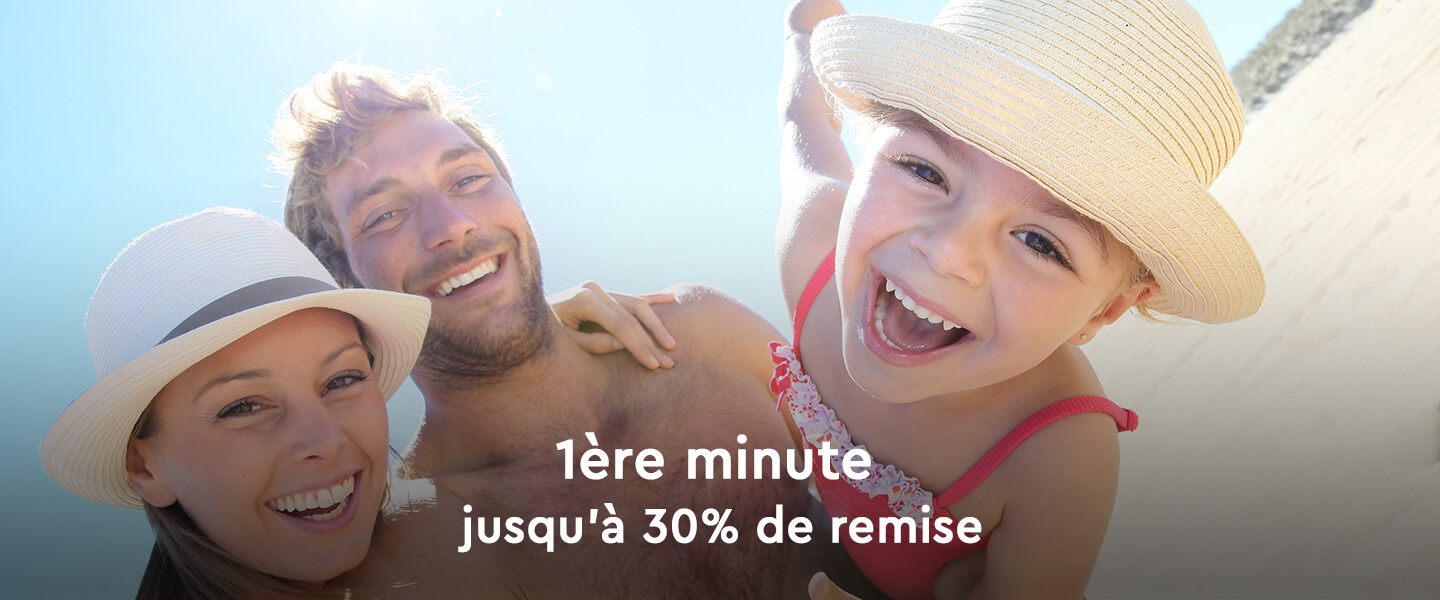 offre 1ère minute été pour des vacances en famille pas cher