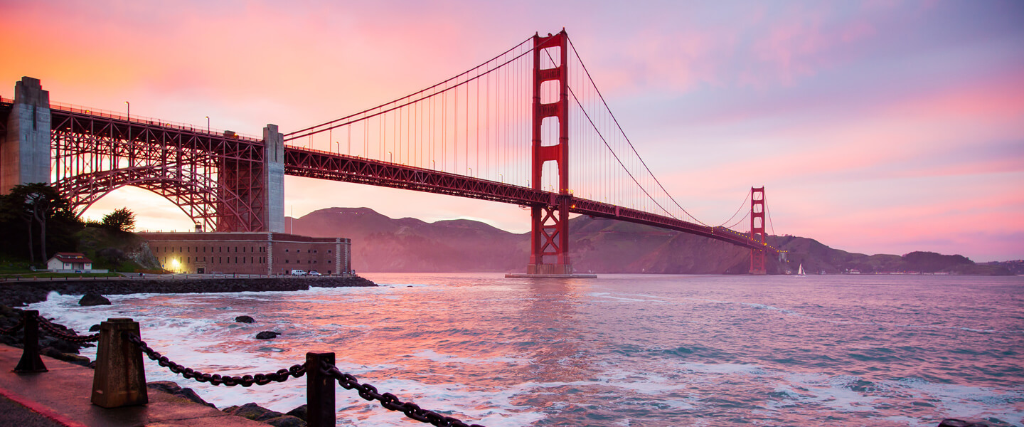 Des vacances en Amerique et découvrir the golden gate bridge