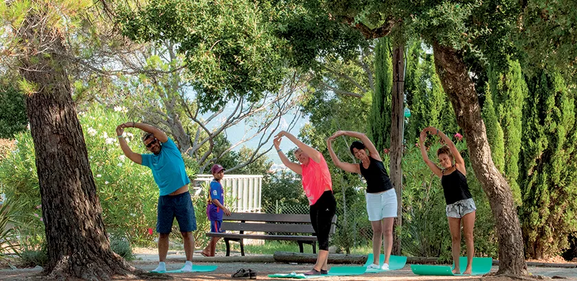 On the holiday village